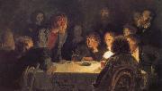Ilia Efimovich Repin Meeting oil on canvas